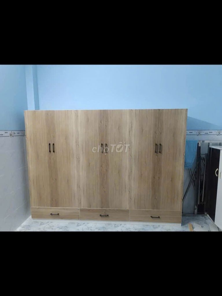 Tủ quần áo Nhựa Đài Loan 6 cánh. Mua bán Tủ, kệ gia đình tại Quận Gò Vấp Tp Hồ Chí Minh được đăng bởi Phương hoa hình 1