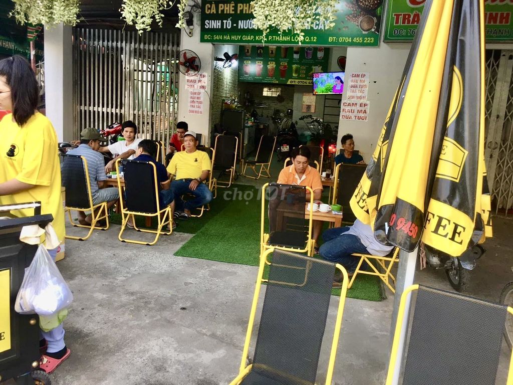 Sang quán cafe 89tr mặt tiền đường quận 12