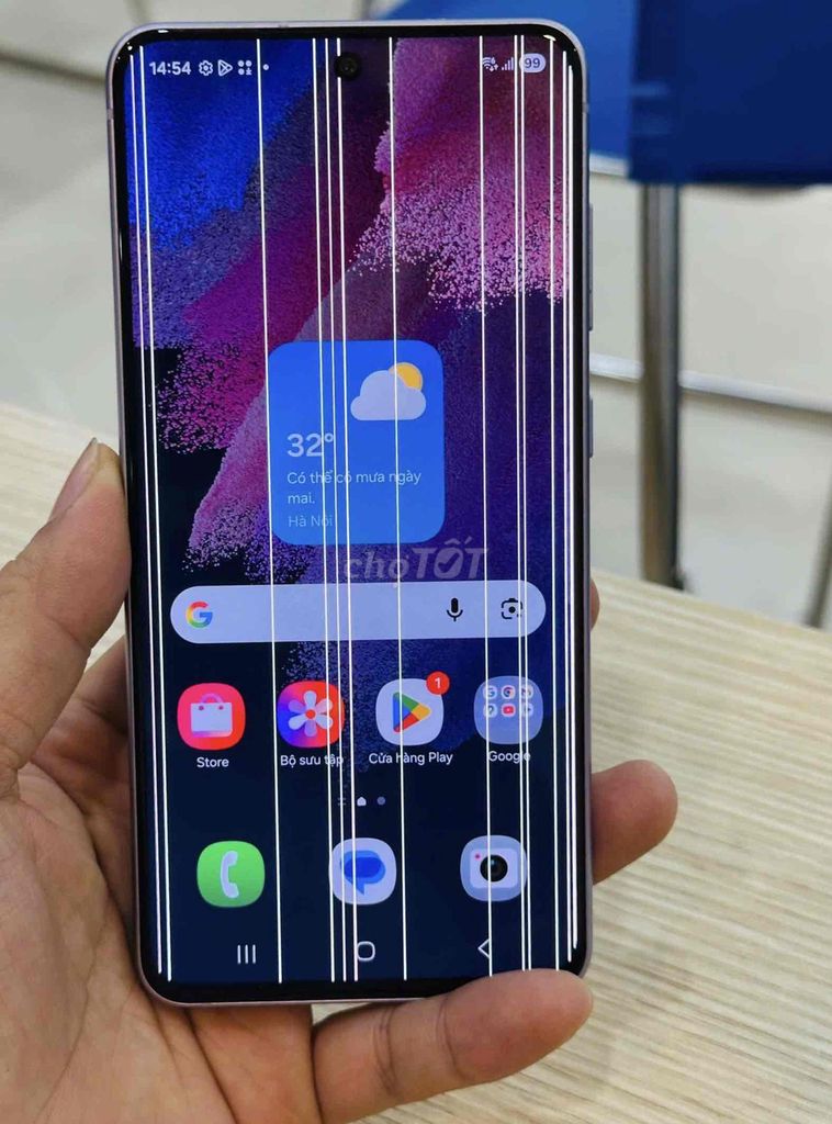 Samsung S21 FE 5G 128GB Tím Sọc màn. Mua bán Điện thoại tại Quận Đống Đa Hà Nội được đăng bởi Bảo Táo Store hình 1