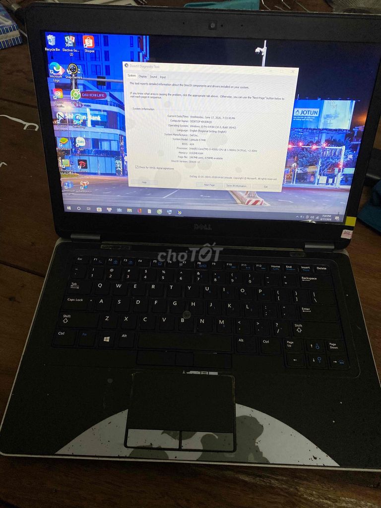 Dell Latitude E7440 Core i5 đã qua sử dụng. Mua bán Laptop tại Quận Thanh Khê Đà Nẵng được đăng bởi Chang Chang hình 1