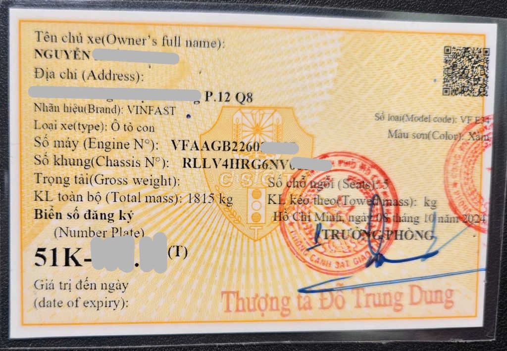 VinFast VFe34 2022  - 35700 km. Mua bán Ô tô tại Quận Bình Tân Tp Hồ Chí Minh được đăng bởi Nguyễn Khánh Hằng hình 1