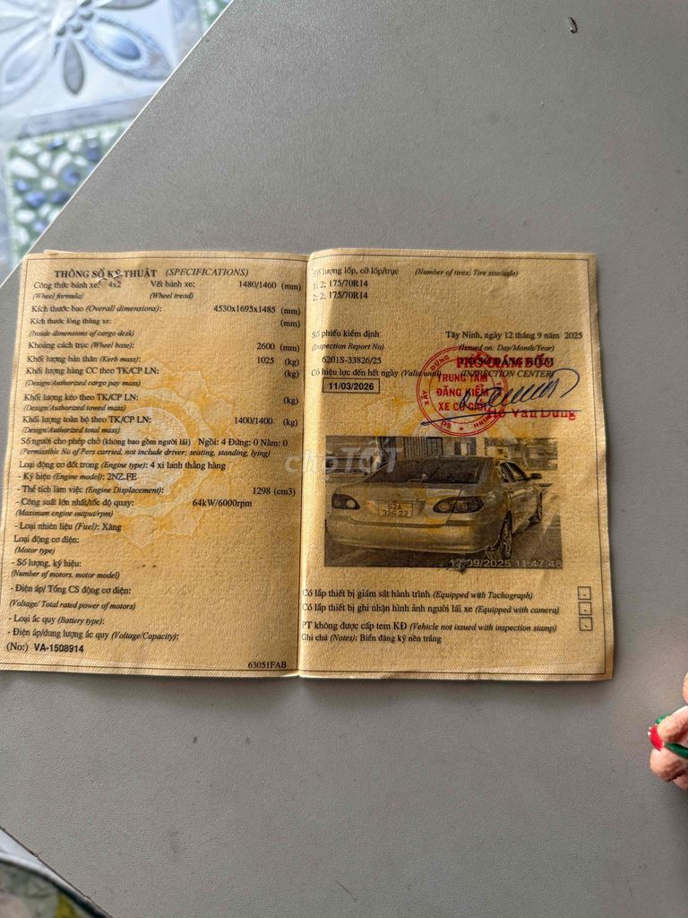 xe gia đình ngay chủ bán. mới xét đăng kiểm. Mua bán Ô tô tại Thành phố Tân An Long An được đăng bởi Trung Dũng hình 20
