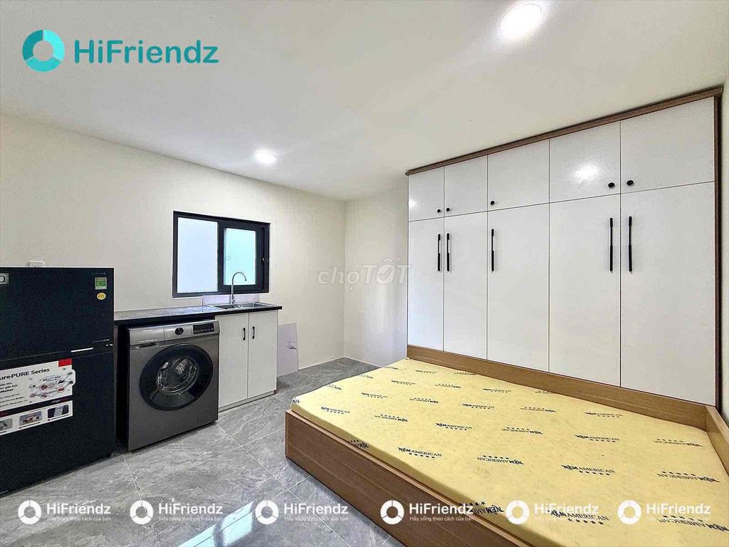 CHUNG CƯ MINI - PHAN HUY ICH - FULL NỘI THẤT máy giặt riêng