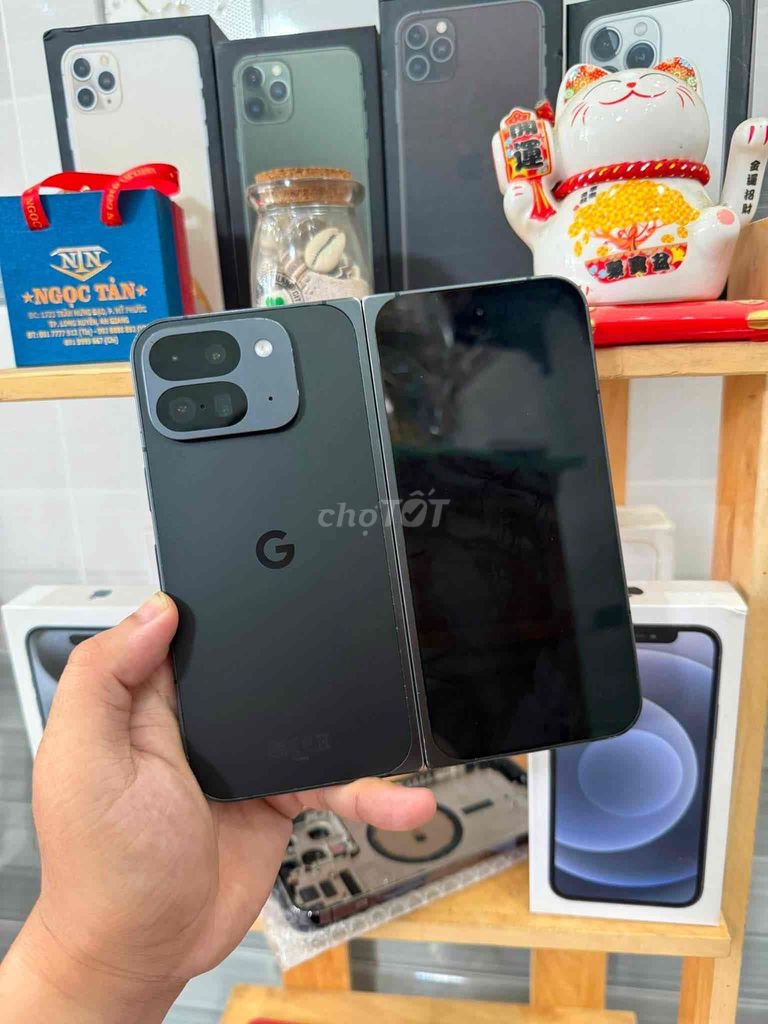 Google Pixel 9 Pro Fold 256GB Đen. Mua bán Điện thoại tại Thành phố Long Xuyên An Giang được đăng bởi Trí Minh hình 1