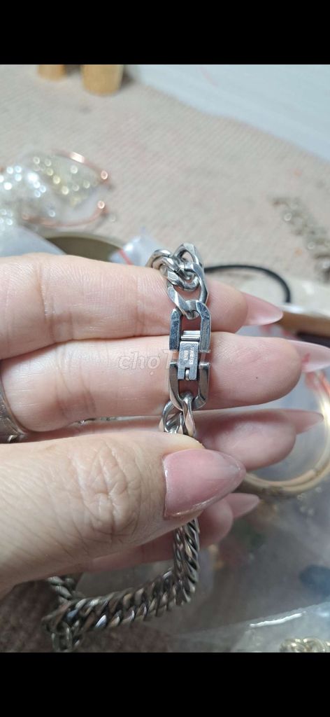 Dây chuyền Nam Bạc 50cm. Mua bán Phụ kiện thời trang khác tại Quận Bình Tân Tp Hồ Chí Minh được đăng bởi Hoàng Phượng hình 1