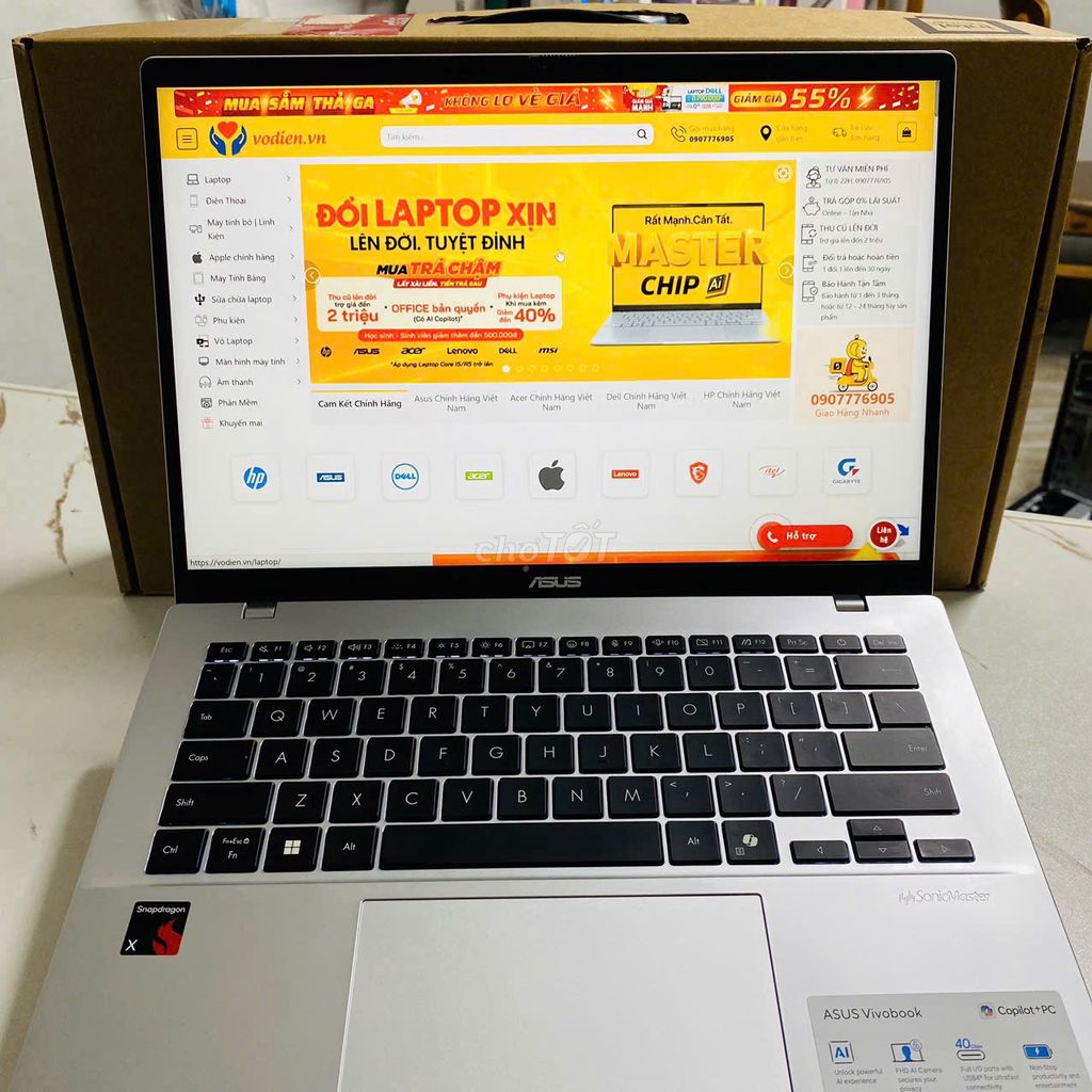 Asus Vivobook A1407Q Snapdragon X-X1-26-100 16/512. Mua bán Laptop tại Quận Ninh Kiều Cần Thơ được đăng bởi Võ Diện hình 1