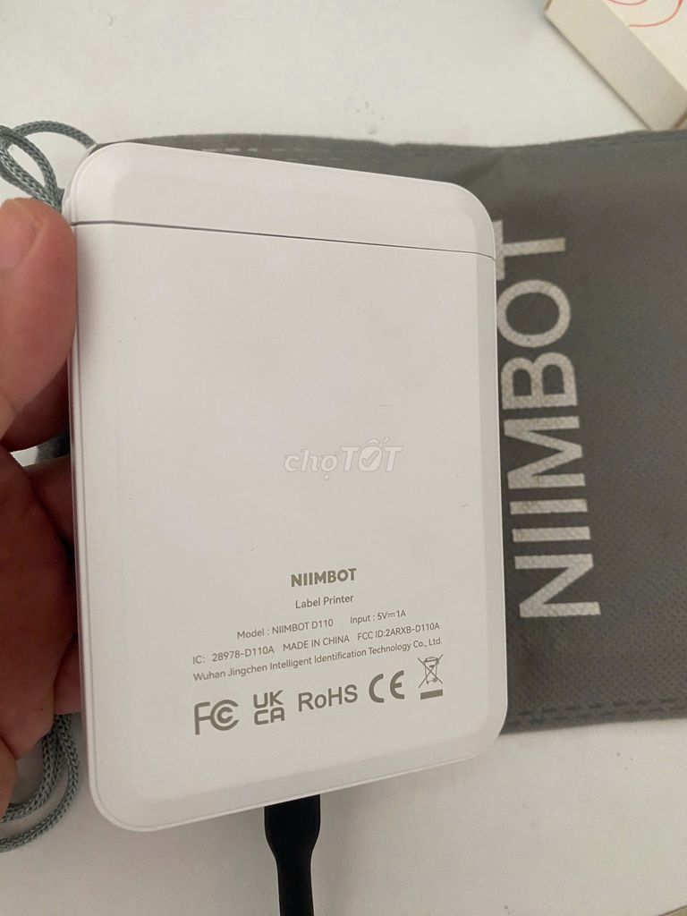 pass nhanh máy in nhãn Niimbot D110 siêu mới,in đt. Mua bán Đồ dùng văn phòng tại Quận Bình Thạnh Tp Hồ Chí Minh được đăng bởi Cuong Thinh hình 1