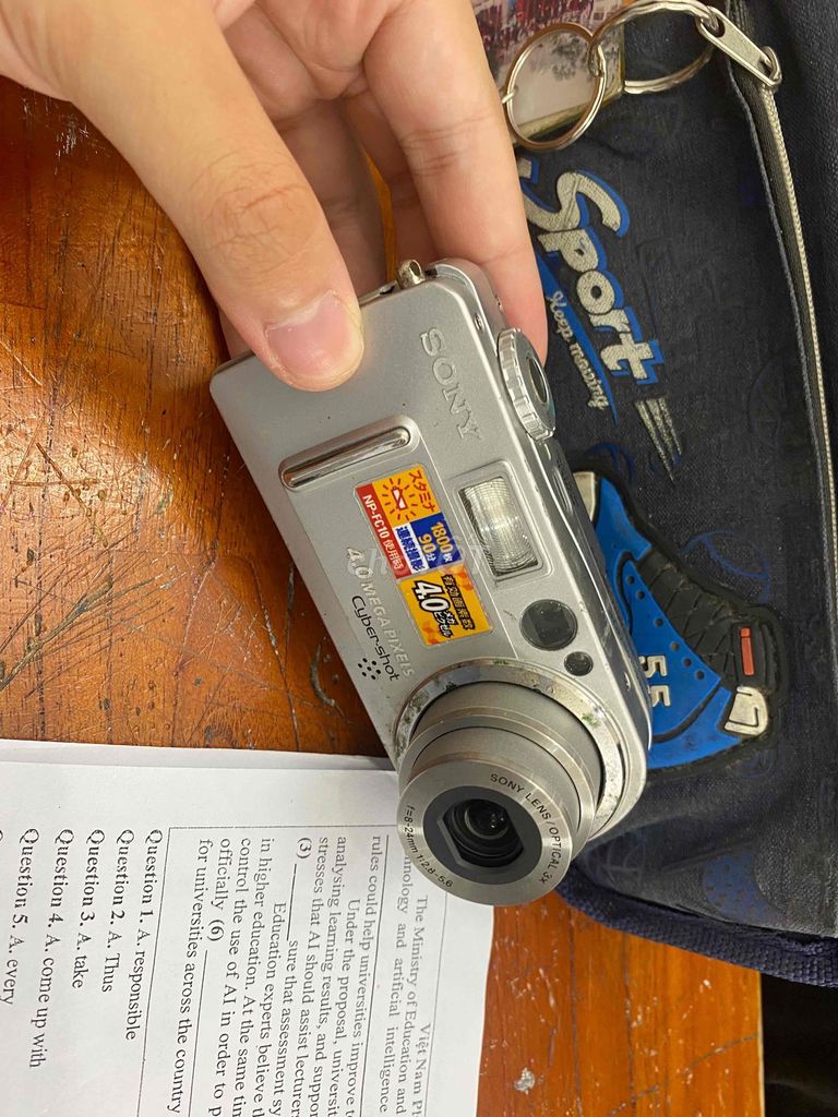 Máy ảnh Sony DSC-P9 Bạc 4.0 Megapixel. Mua bán Máy ảnh, Máy quay tại Quận Hải An Hải Phòng được đăng bởi Hải Đinh hình 1