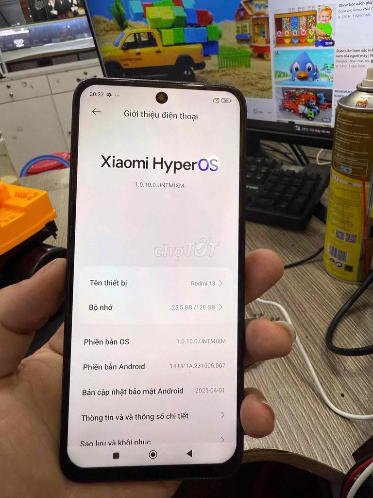 Xiaomi Redmi 13 128GB Đen. Mua bán Điện thoại tại Thành phố Thuận An Bình Dương được đăng bởi Đặng Thuỳ hình 1