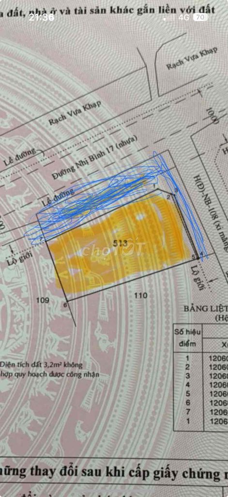 Chính chủ bán đất biệt thự siêu đẹp 2 mặt tiền đường nhựa Nhị Bình 17