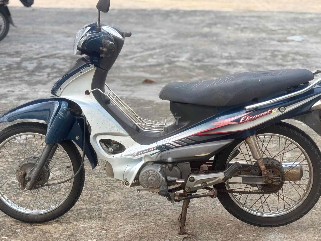 Мопед SYM Elegant 100cc сине-серебристый