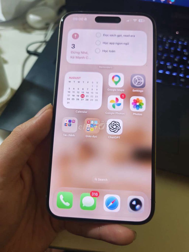 Apple iPhone 15 Pro Max 1TB titan quốc tế. Mua bán Điện thoại tại Quận Cẩm Lệ Đà Nẵng được đăng bởi Nguyen Dang Hoang Chuong hình 1