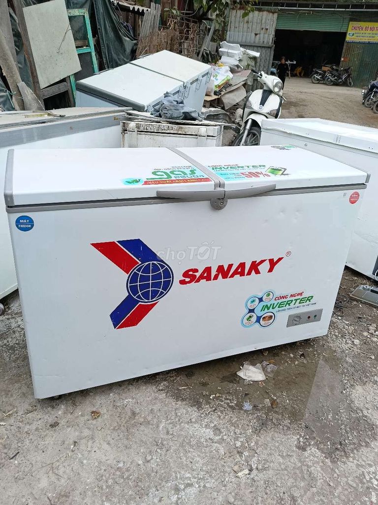 Tủ đông Sanaky 400 lít inverter 2 chế độ đông mát