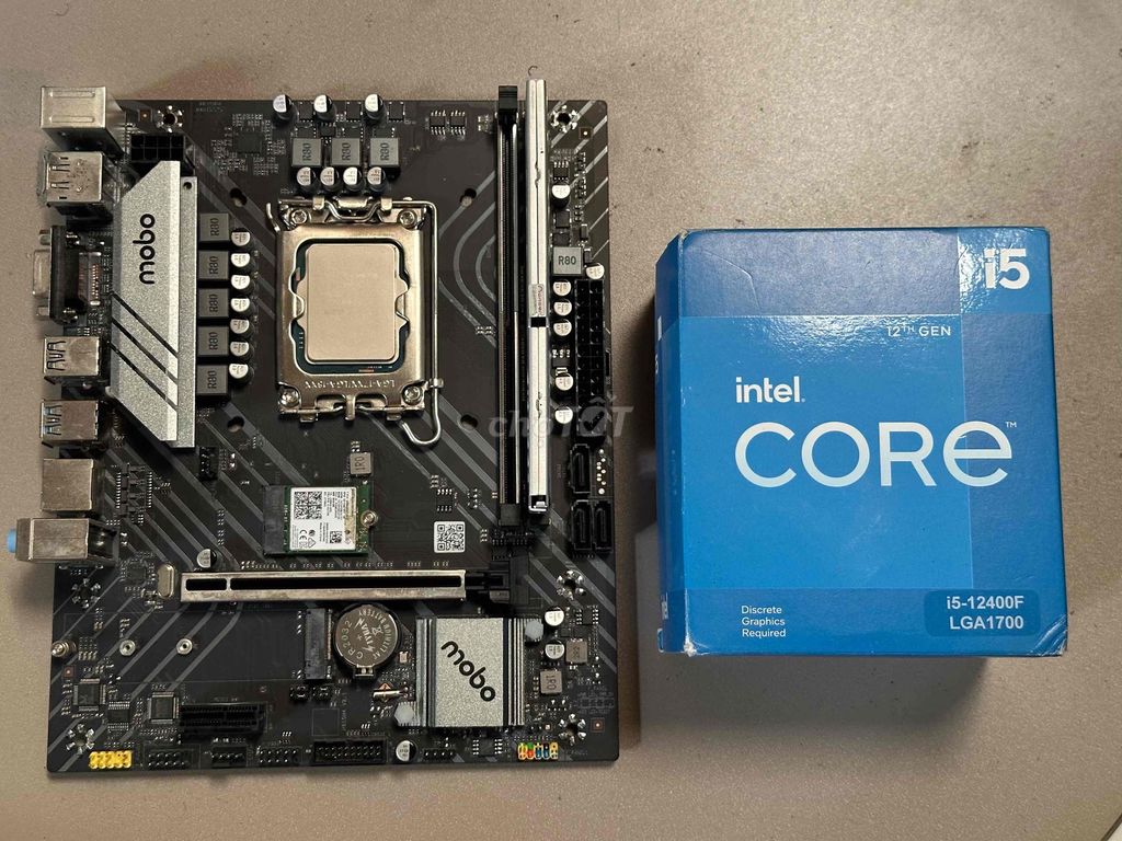 Mainboard H610 Wifi i5-12400F 16GB. Mua bán Linh kiện (RAM, Card...) tại Huyện Xuyên Mộc Bà Rịa - Vũng Tàu được đăng bởi Tiến Đạt hình 1
