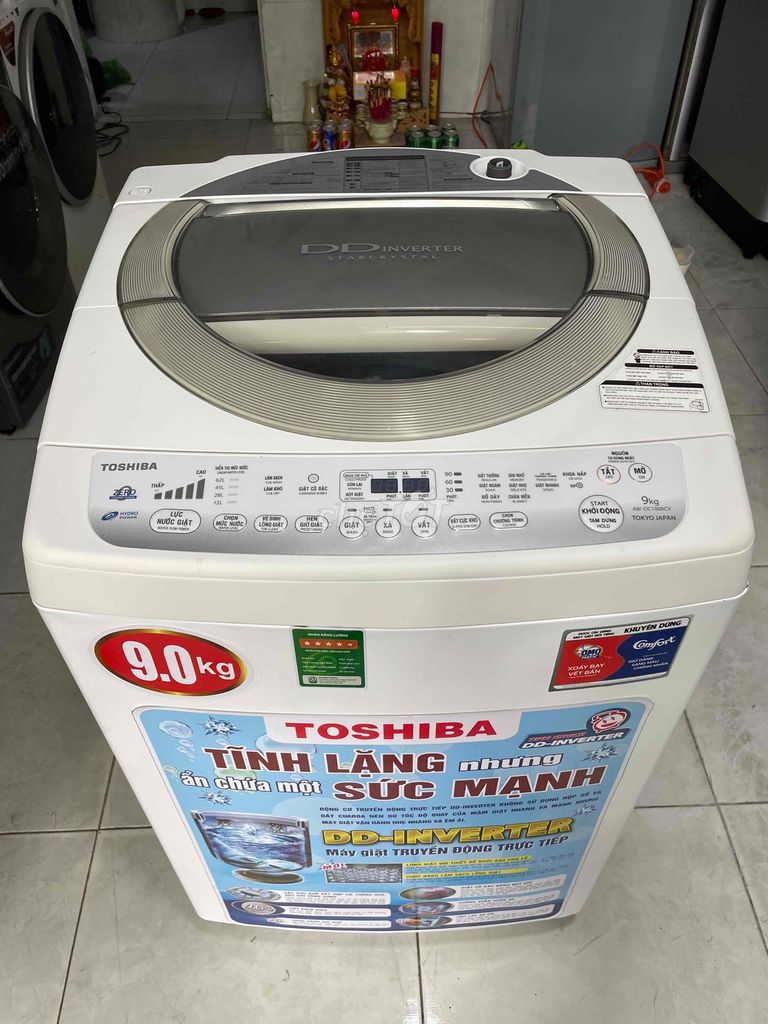 thanh lí máy giặt toshiba 9kg invettơ ạ