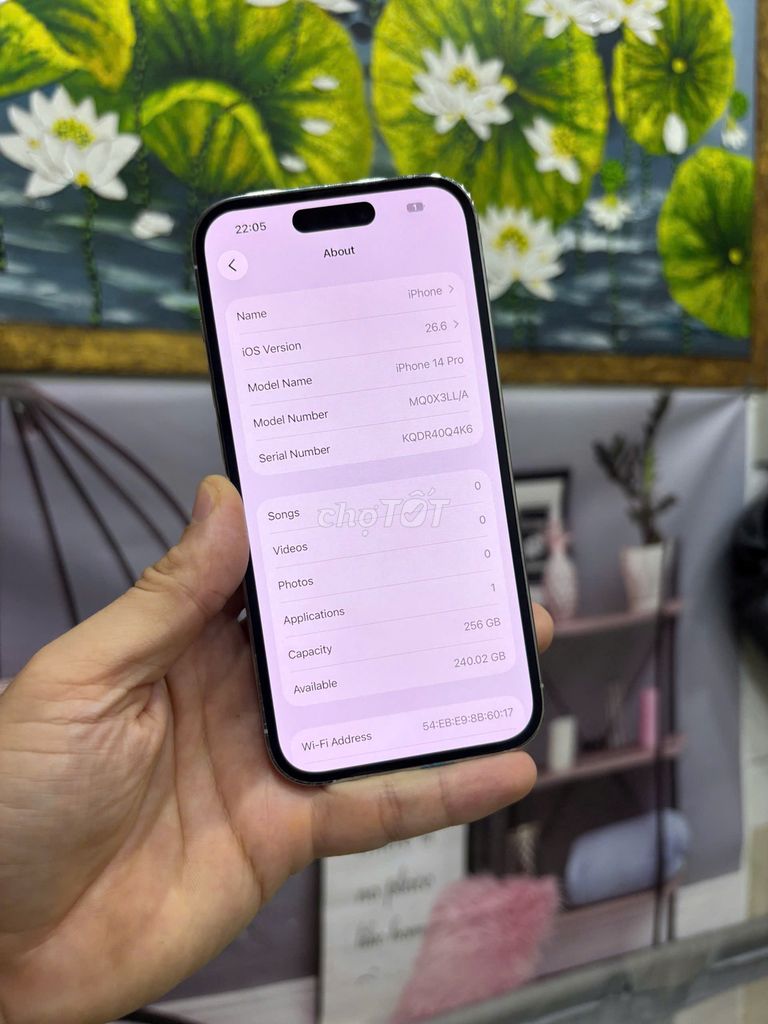 Apple iPhone 14 Pro 256GB Trắng Mỹ Quốc tế. Mua bán Điện thoại tại Quận Bắc Từ Liêm Hà Nội được đăng bởi Cửa hàng Bính Táo hình 1