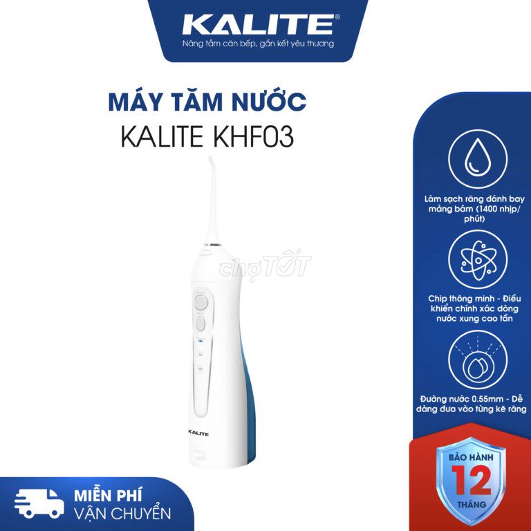 Máy tăm nước Kalite KHF03 Trắng, Xanh. Mua bán Thiết bị vệ sinh, nhà tắm tại Quận Hà Đông Hà Nội được đăng bởi Thúy Tình Vũ hình 1