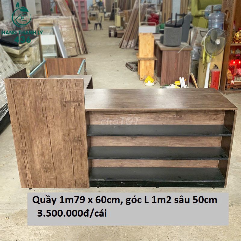 Quầy lễ tân/ quầy thu ngân thanh lý. Mua bán Đồ chuyên dụng, Giống nuôi trồng tại Quận 8 Tp Hồ Chí Minh được đăng bởi Thanh lý HD hình 3
