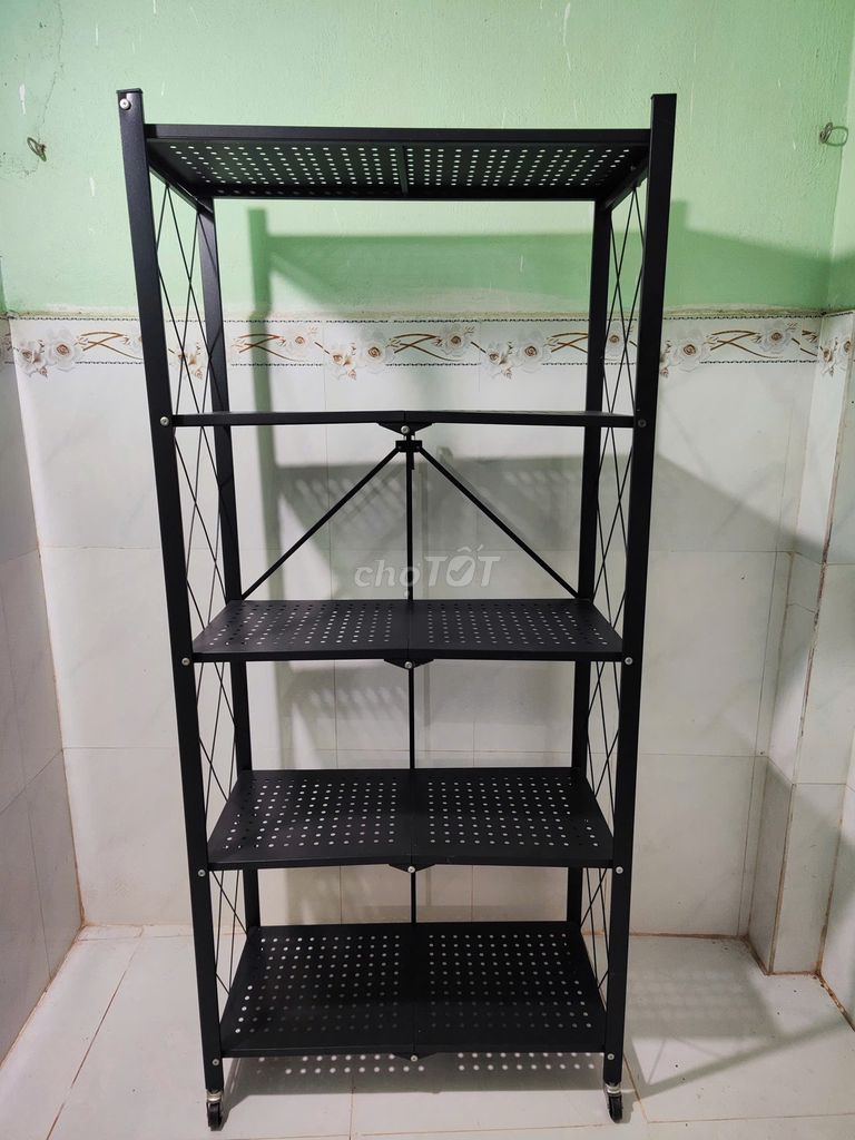 Kệ sắt gấp 5 tầng Đen đã dùng. Mua bán Tủ, kệ gia đình tại Thành phố Thủ Đức Tp Hồ Chí Minh được đăng bởi Khang Do hình 1