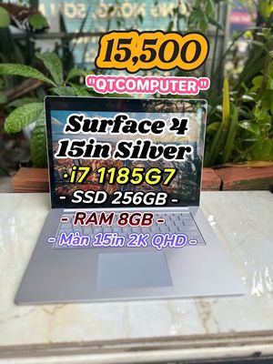 🔥 BÁN SURFACE LAPTOP 4 (15-INCH SILVER)