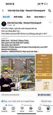 MUA  NHÀ TỪ MÓNG VỐN 600Tr ,GIÁ RẺ NHẤT CỦA CĐT MASTERISE. Mua bán Căn hộ/Chung cư tại Huyện Văn Giang Hưng Yên được đăng bởi Đạt Thành Ng