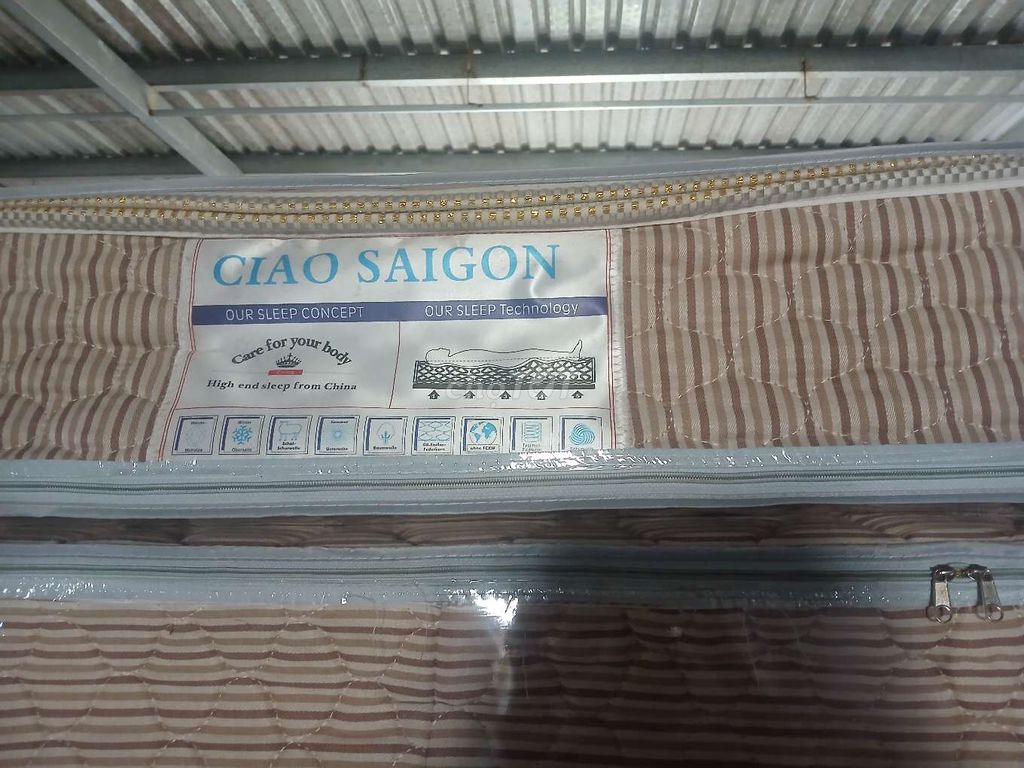 Nệm lò xo Ciao Saigon 1m2x2m Mới. Mua bán Giường, chăn ga gối nệm tại Huyện Đức Hòa Long An được đăng bởi Lan hình 1
