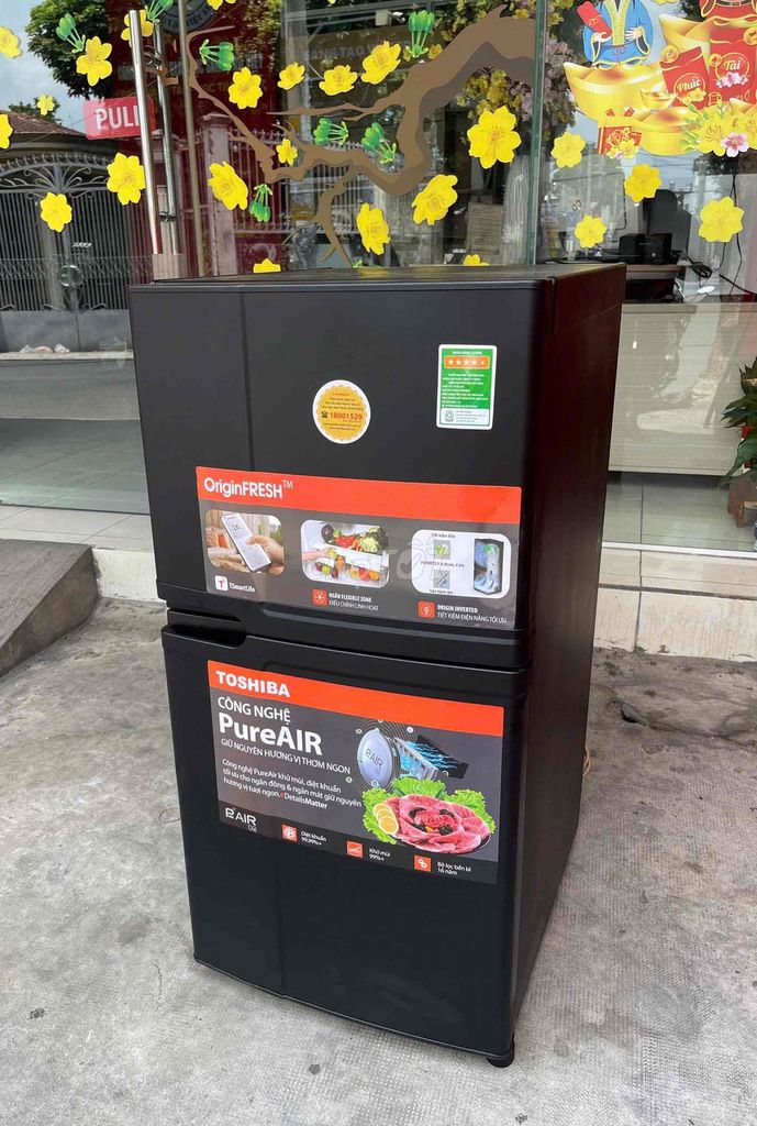 Tủ lạnh Toshiba 100l không đóng tuyết (BÌNH TÂN). Mua bán Tủ lạnh tại Quận Bình Tân Tp Hồ Chí Minh được đăng bởi Điện Lạnh Gia Việt hình 1