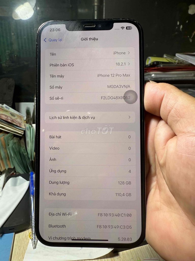 Thanh Lý 🍎iphone 12pro max - giá 9tr500. Mua bán Điện thoại tại Thị xã Bình Minh Vĩnh Long được đăng bởi Thanh Thiện BM hình 6