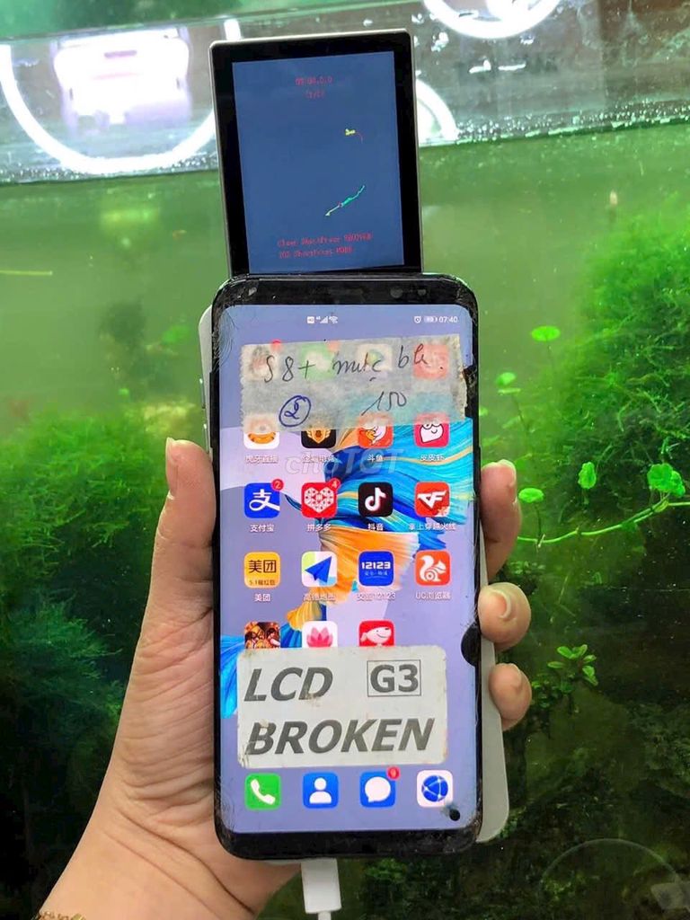 Màn hình Samsung S8+ Sọc mực. Mua bán Linh kiện (RAM, Card...) tại Quận Gò Vấp Tp Hồ Chí Minh được đăng bởi Nguyễn Thị Thu Hiền hình 1