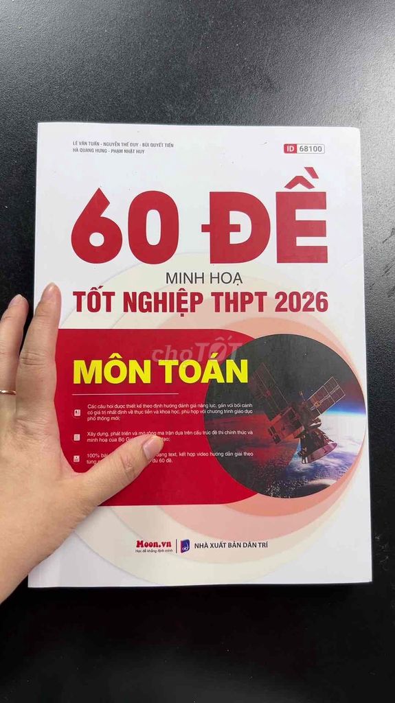 Sách tham khảo Toán học 60 Đề Minh Họa 2026. Mua bán Sách tại Huyện Yên Mỹ Hưng Yên được đăng bởi Nguyễn Vân Anh hình 1