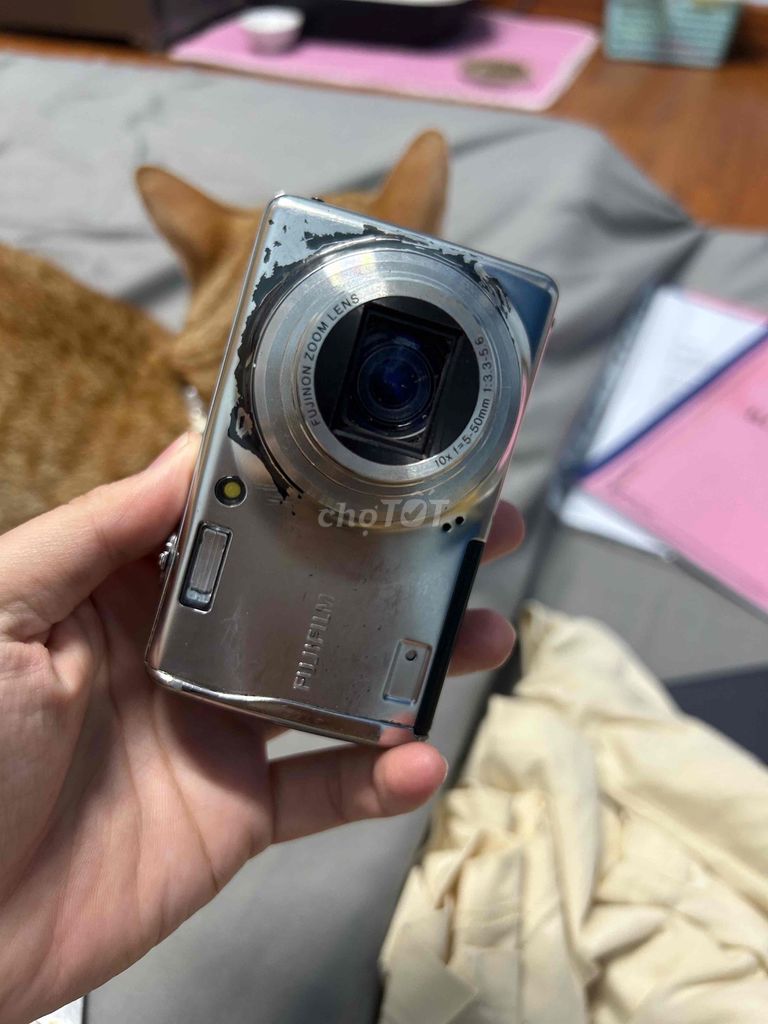 Máy ảnh Fujifilm FinePix F70 EXR Bạc. Mua bán Máy ảnh, Máy quay tại Quận Bình Tân Tp Hồ Chí Minh được đăng bởi Đặng Như hình 1