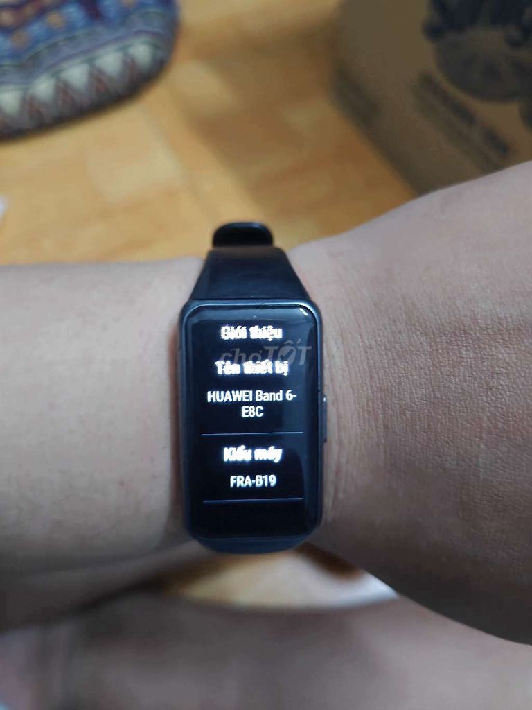 Huawei Band 6 Đen. Mua bán Thiết bị đeo thông minh tại Quận Bình Tân Tp Hồ Chí Minh được đăng bởi Ming Dươnh hình 1