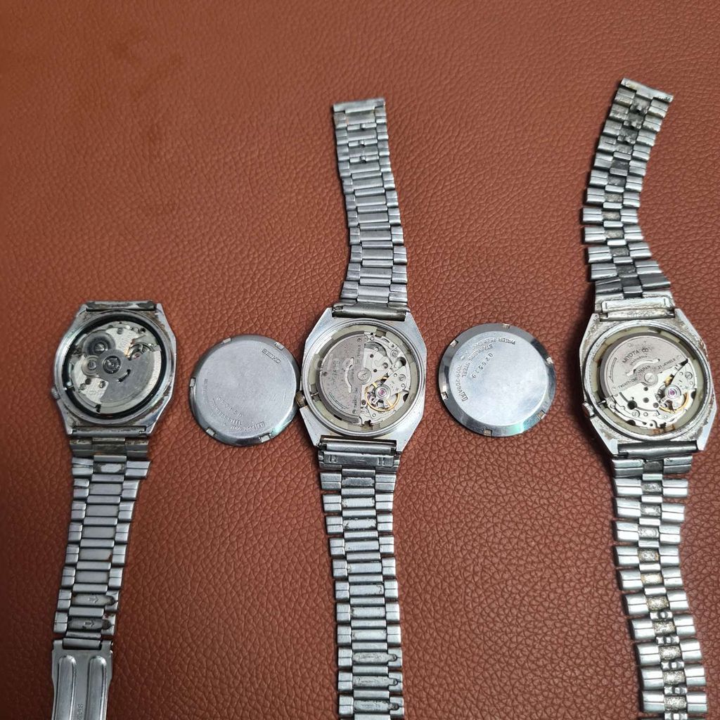 Combo 3 đồng hồ Seiko 5 chặt góc chạy tốt