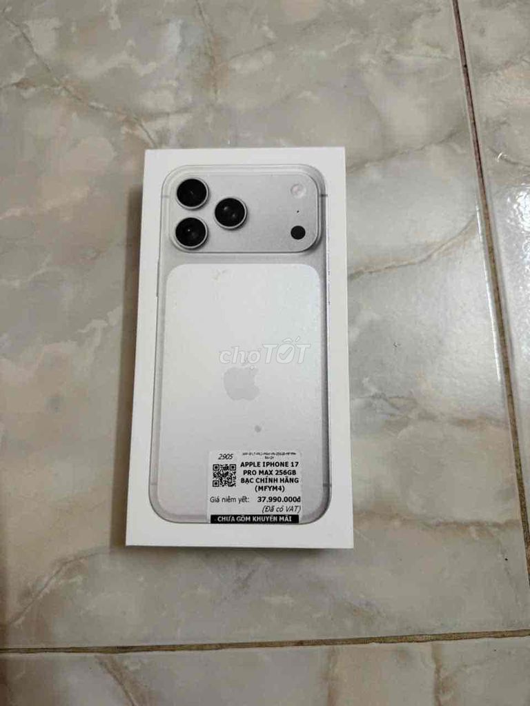 Apple iPhone 17 Pro Max 256GB Trắng Mới. Mua bán Điện thoại tại Quận Thanh Khê Đà Nẵng được đăng bởi My hình 1