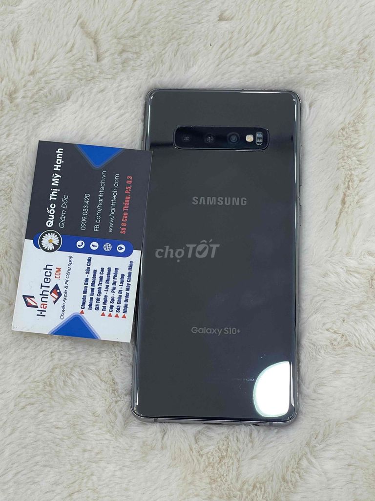 Samsung S10 Plus+ Đen 256GB zin đẹp 99%. Mua bán Điện thoại tại Quận 3 Tp Hồ Chí Minh được đăng bởi Hạnh Tech hình 1