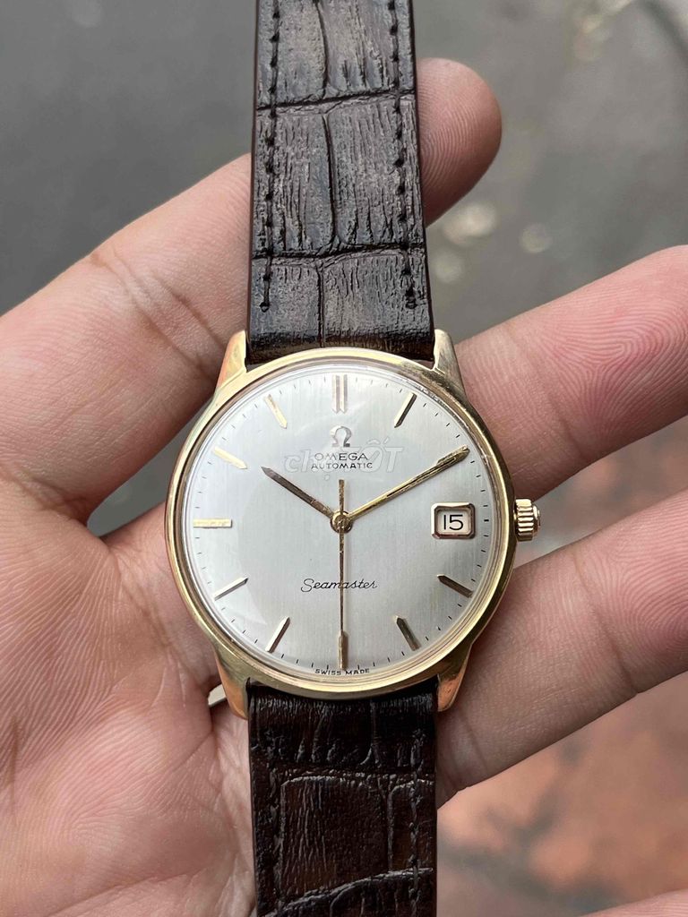 ome seamaster 18k rose gold