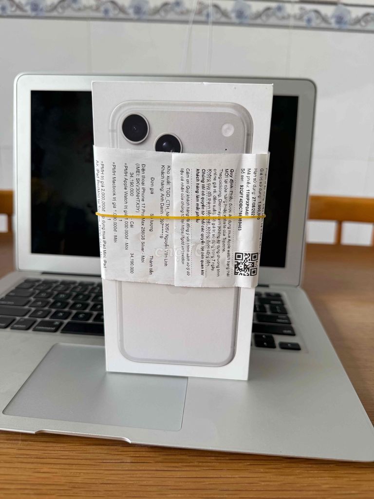 Apple iPhone 17 Pro Max 256GB Trắng Mới. Mua bán Điện thoại tại Quận Ninh Kiều Cần Thơ được đăng bởi Khải mobile hình 1