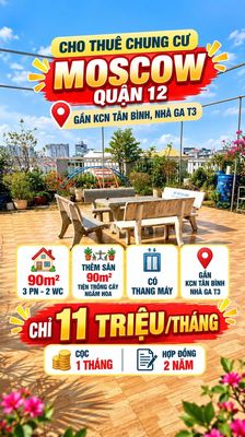Căn hộ 90 m² · 3 PN · Đường Phan Văn Hớn