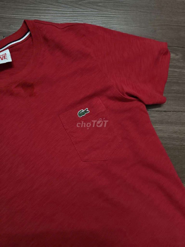 Áo thun Lacoste Nam Đỏ tươi. Mua bán Quần áo tại undefined Tp Hồ Chí Minh được đăng bởi Anh Đinh hình 1