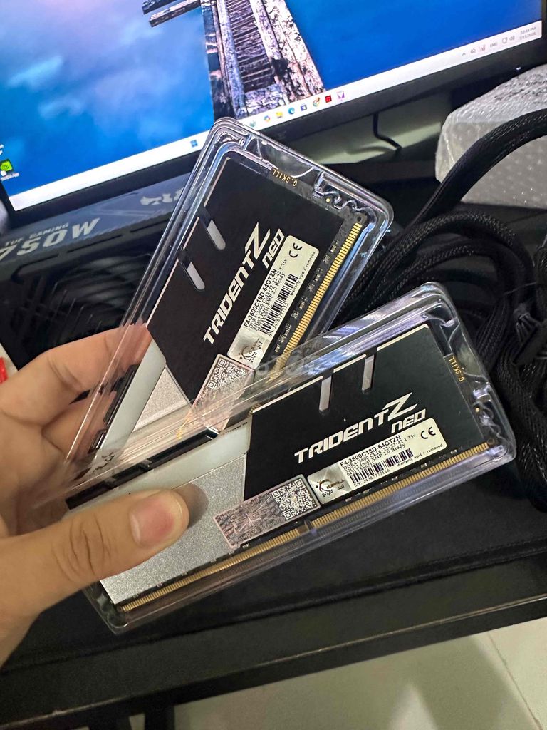 RAM G.Skill Trident Z Neo 64GB 3600MHz Đen Bạc. Mua bán Linh kiện (RAM, Card...) tại Huyện Triệu Phong Quảng Trị được đăng bởi LapTop PC Linh kiện máy tính hình 1
