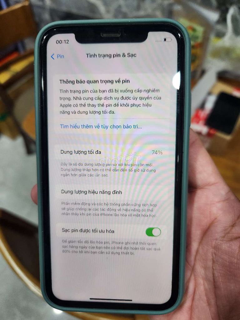 iPhone 11 128GB QT Trắng zin ngoại hình mới 90%