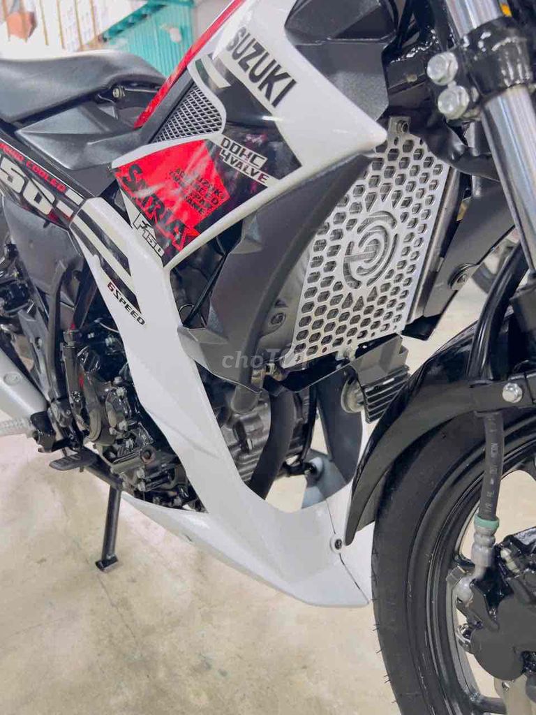 Suzuki Satria F150 Trắng Đỏ Đen. Mua bán Xe máy tại Thị xã Bến Cát Bình Dương được đăng bởi xe máy trả góp tín nghĩa  hình 6