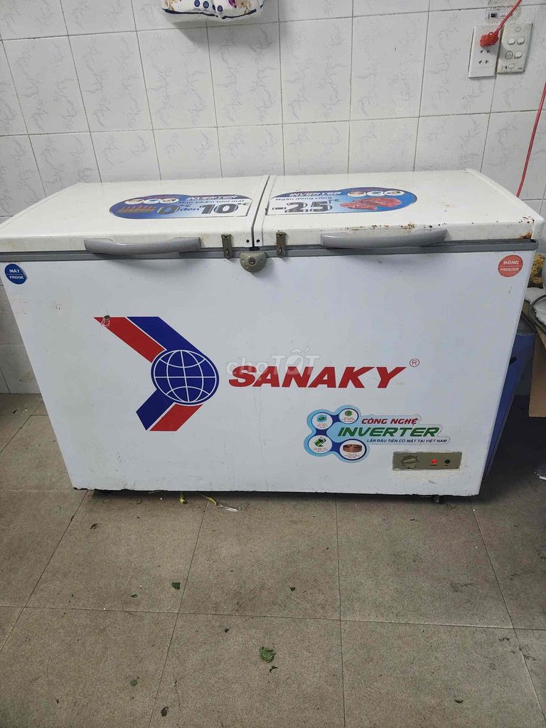 Tủ đông mát 2 ngăn Sanaky Inverter 360 lít. Mua bán Tủ lạnh tại Quận Hải Châu Đà Nẵng được đăng bởi Kiệt hình 1
