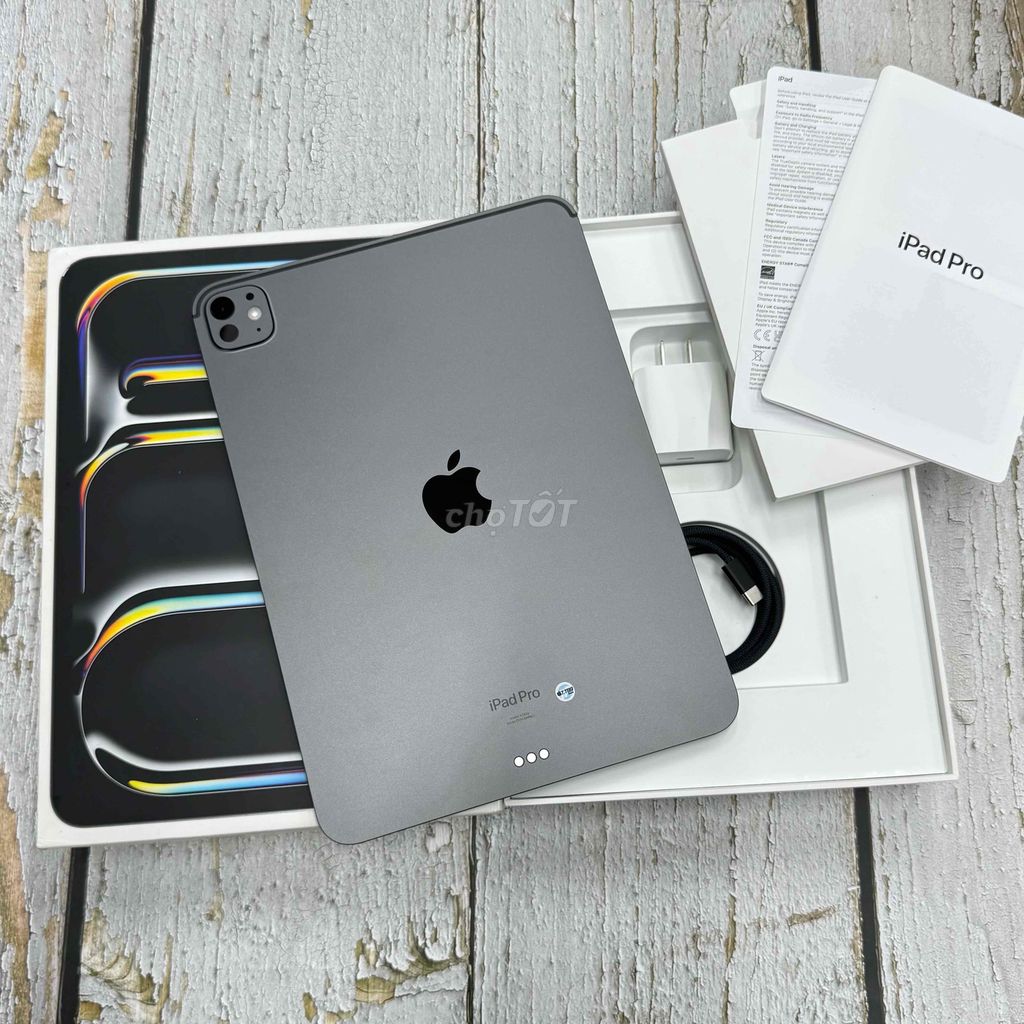 ipad M4 256g Wifi black BH dài 2026 P100% 12l sạc. Mua bán Máy tính bảng tại Quận 10 Tp Hồ Chí Minh được đăng bởi Táo Tốt Apple  hình 1