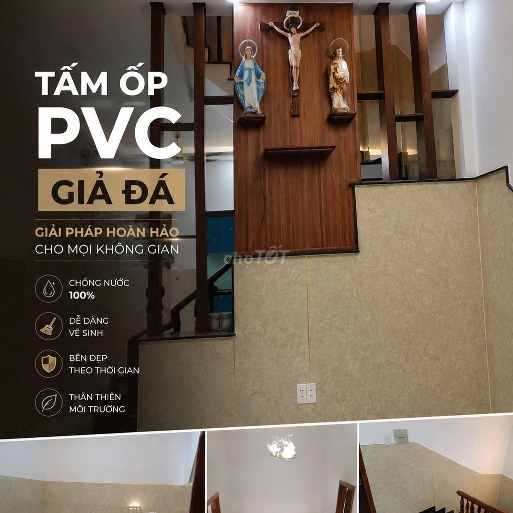 PVC VÂN ĐÁ ỐP TƯỜNG - DECOR TƯỜNG, GIÁ R.Ẻ. Mua bán Nội thất, đồ gia dụng khác tại Quận Bình Tân Tp Hồ Chí Minh được đăng bởi Hoàng Phát Decor hình 1