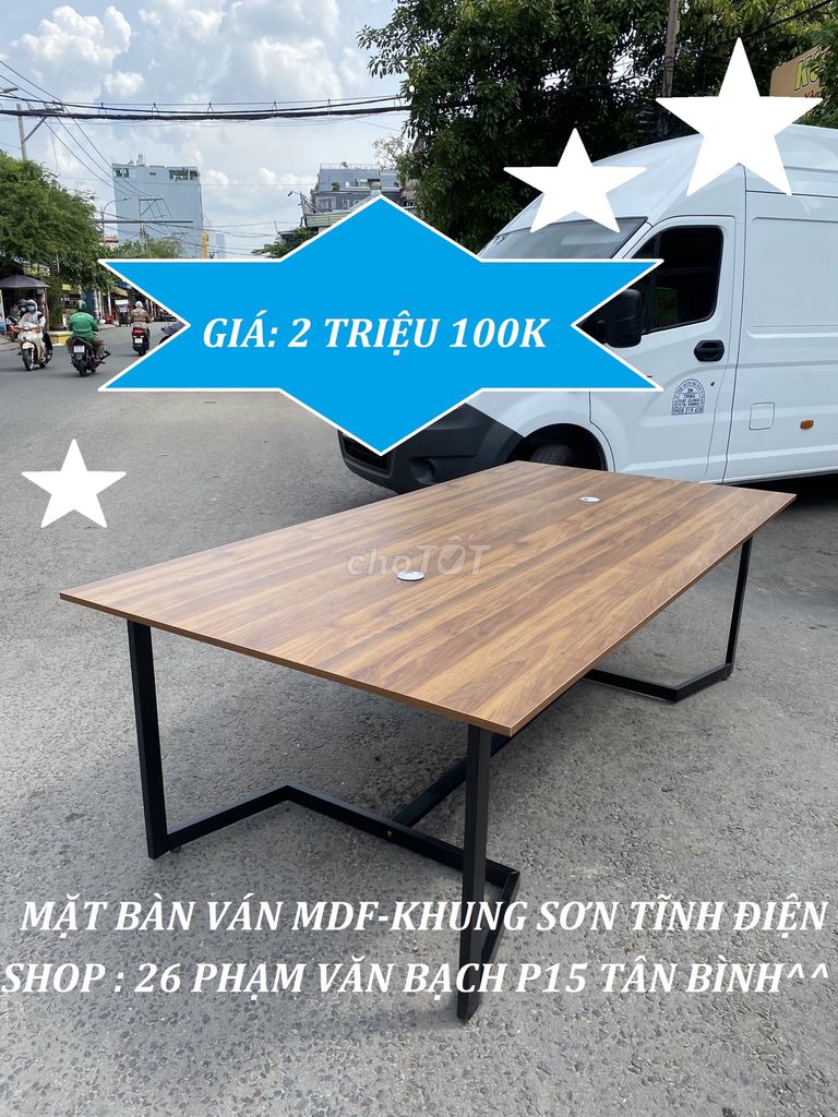 BÀN HỌP & BÀN LÀM VIỆC NHÓM DÀI 240CM