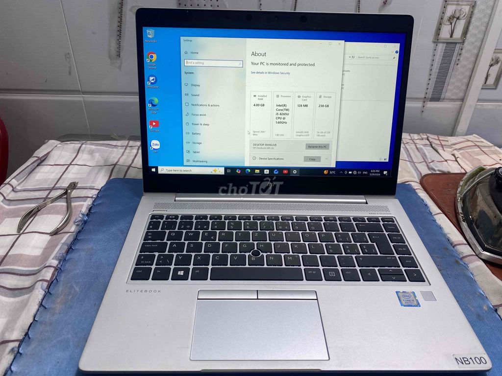 HP EliteBook 840 G5 i5 4GB/256GB. Mua bán Laptop tại Huyện Nhà Bè Tp Hồ Chí Minh được đăng bởi nguyen phuong hanh hình 1