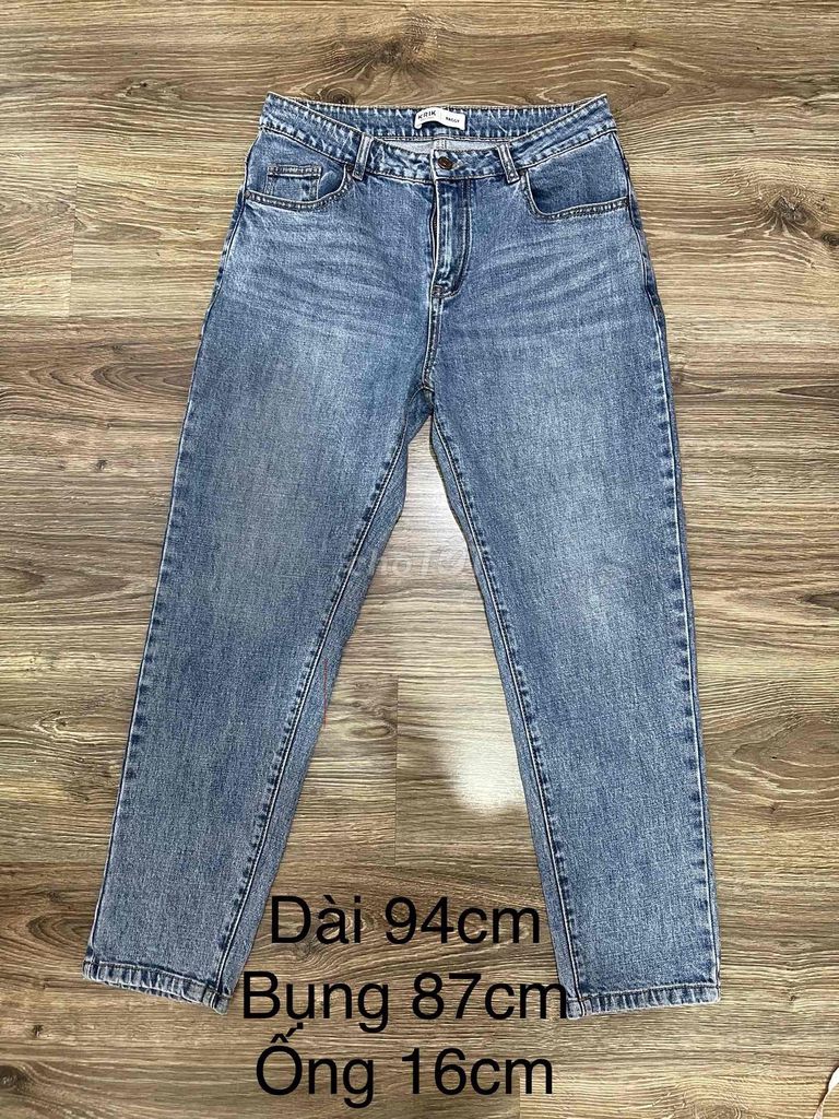 Quần jean KRIK Baggy Nam Cotton size 31. Mua bán Quần áo tại Quận Nam Từ Liêm Hà Nội được đăng bởi Mạc Đức Nghĩa hình 1
