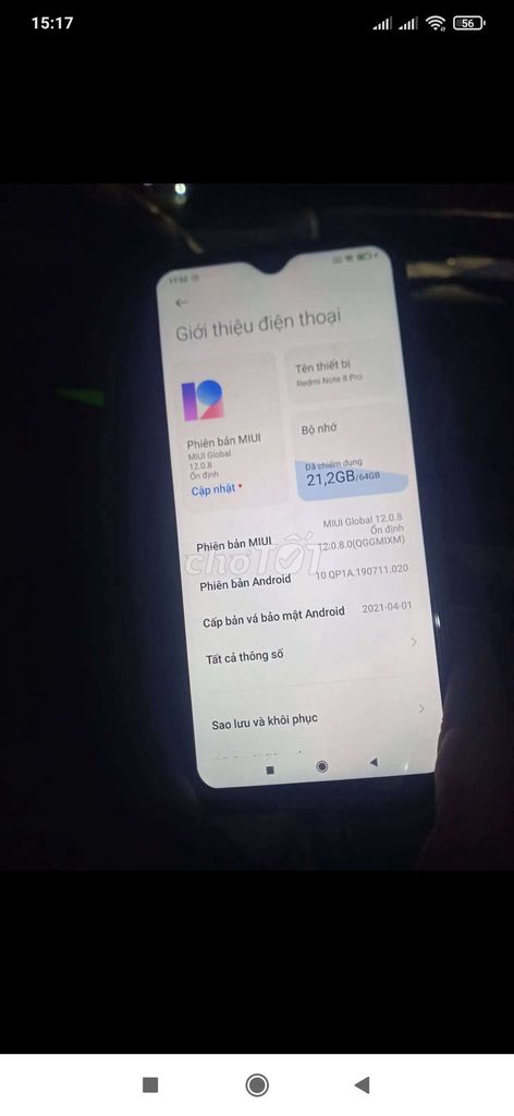 Xiaomi Redmi Note 8 Pro 64GB Đen. Mua bán Điện thoại tại Quận Thanh Khê Đà Nẵng được đăng bởi Trần Thanh Tài hình 1