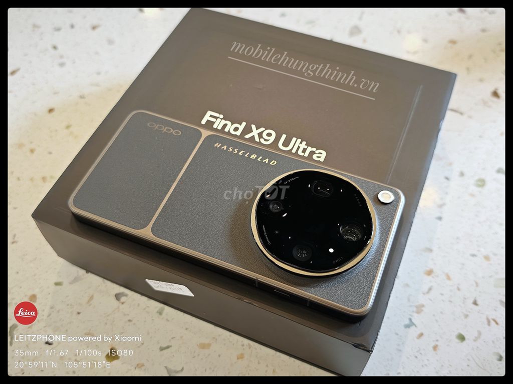 Oppo Find X9 Ultra 16GB/512GB Lưng da nâu full box. Mua bán Điện thoại tại Quận Hoàng Mai Hà Nội được đăng bởi mobilehungthinh hình 1